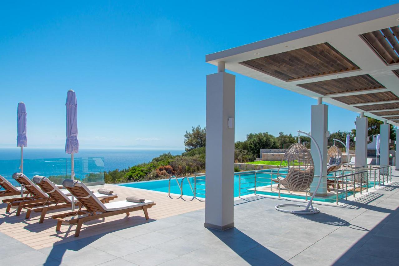 Villa Despina - Marathia View Private Luxury Villa Маратьяс Экстерьер фото