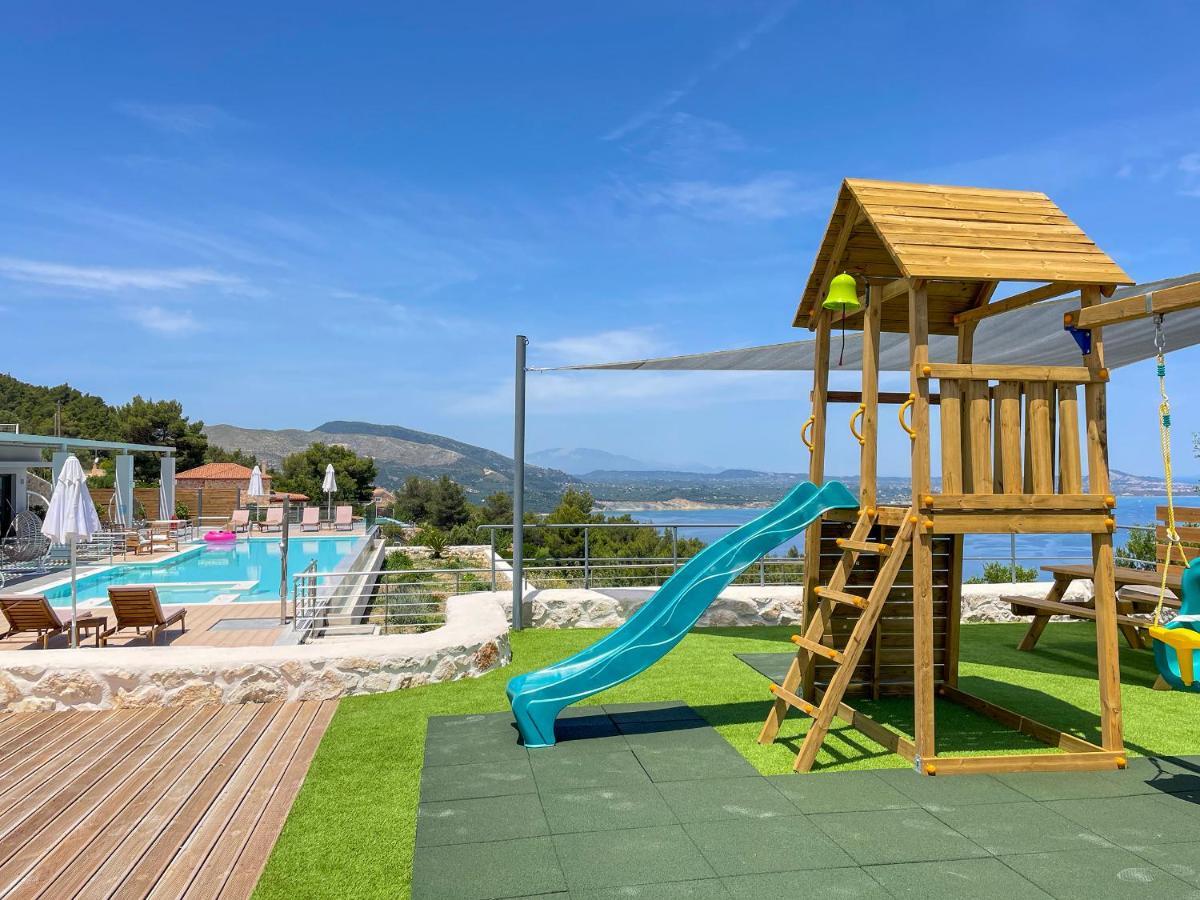 Villa Despina - Marathia View Private Luxury Villa Маратьяс Экстерьер фото